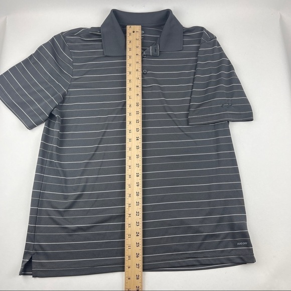 C9 Champion Duo Dry Polo Shirt Mens Large Gray Striped Short Sleeve - Picture 5 of 8